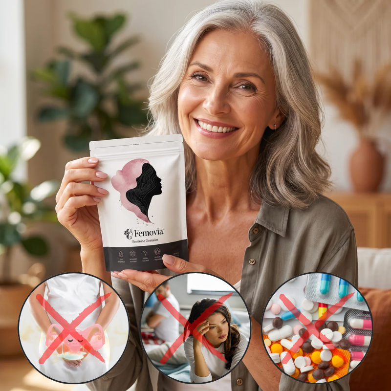 Femovia™ probiotic gummies for vaginal pH balance support