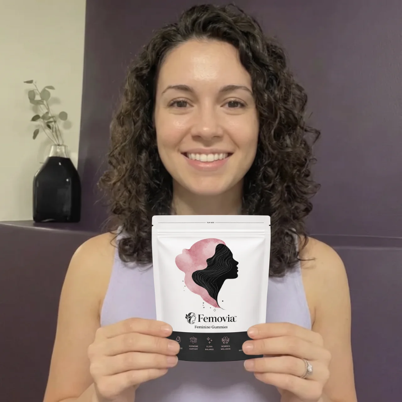 Femovia™ berry-flavored probiotic gummies