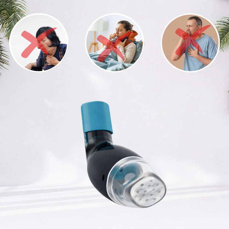 Respirae™ OPEP breathing device for mucus clearance