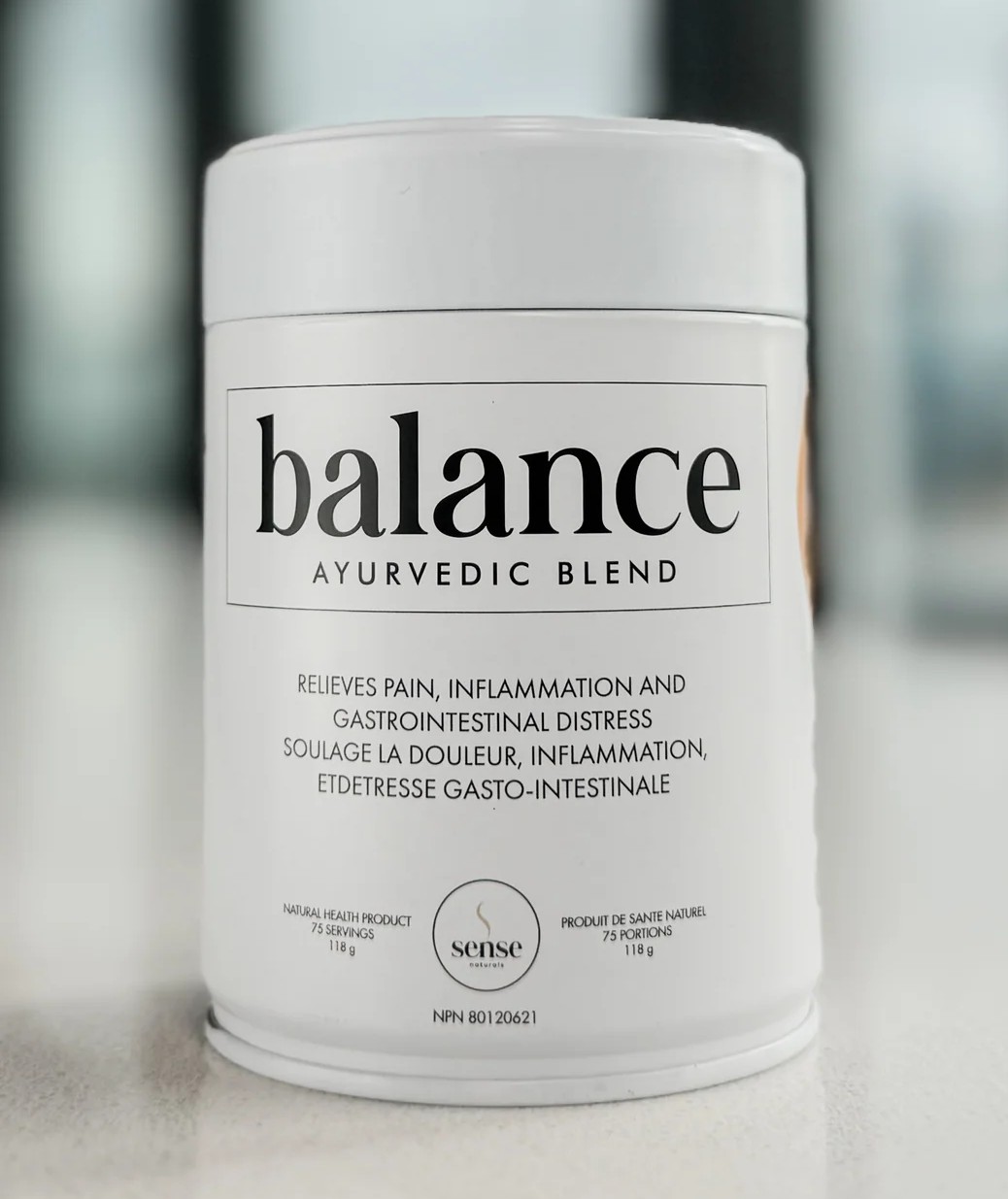 Sense Naturals tea blend for digestive balance support